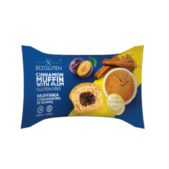 Cinnamon Muffin mit Pflaumenfüllung Bezgluten glutenfrei  ★★